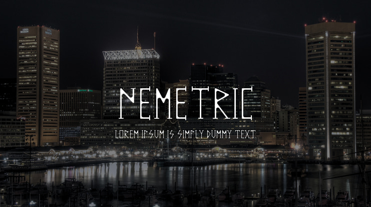 NEMETRIC Font