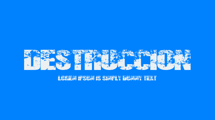 Destruccion Font