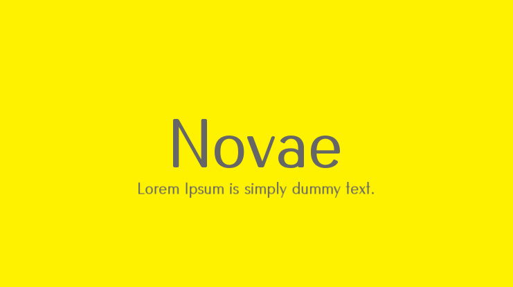 Novae Font