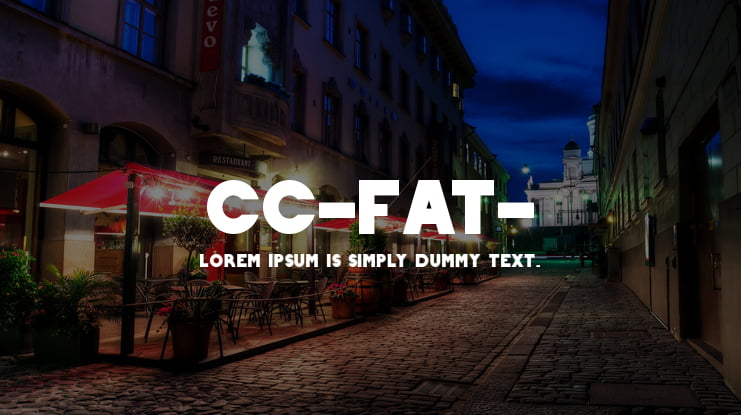 CC-Fat- Font