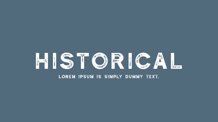Historical Font Family