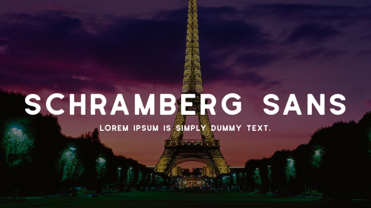 schramberg sans Font Family
