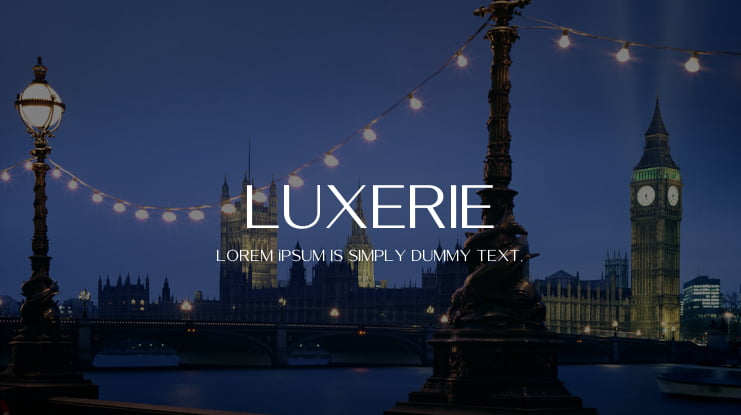 Luxerie Font Family
