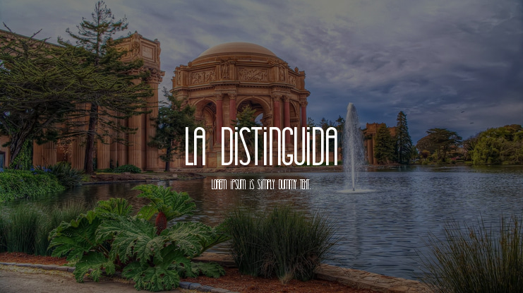 La Distinguida Font