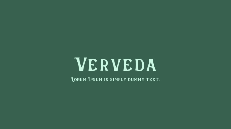 Verveda Font