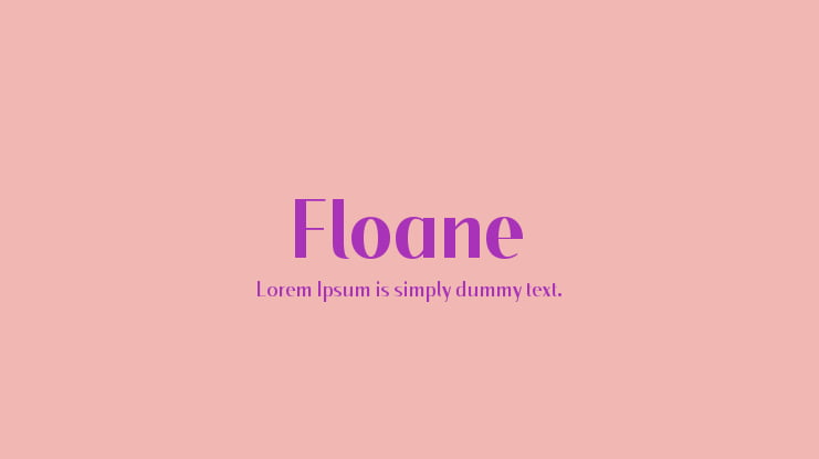Floane Font Family