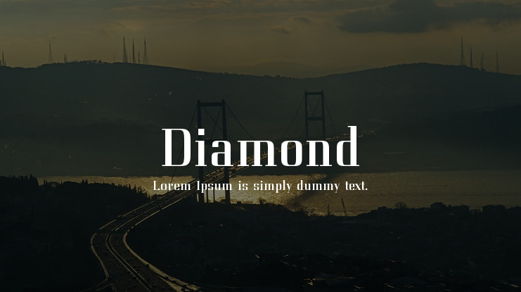 Diamond Font