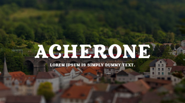 Acherone Font