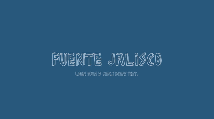 Fuente Jalisco Font