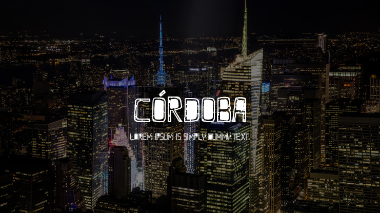 Córdoba Font