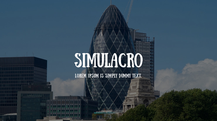 Simulacro Font