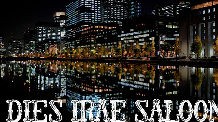 Dies Irae Saloon Font