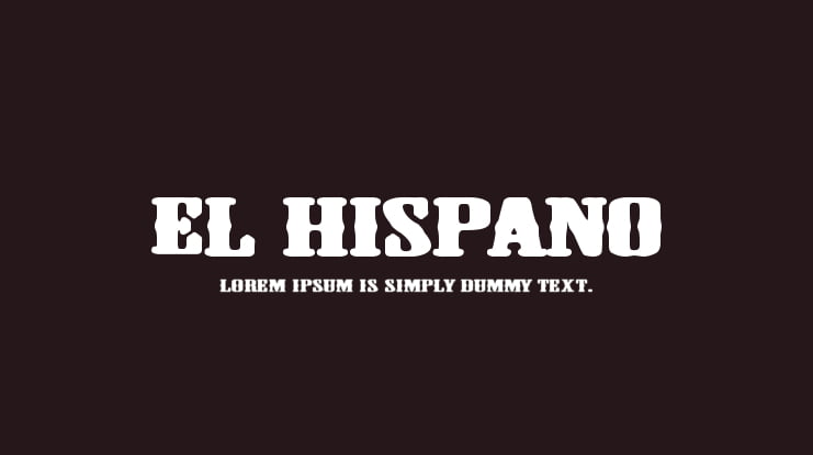 El Hispano Font