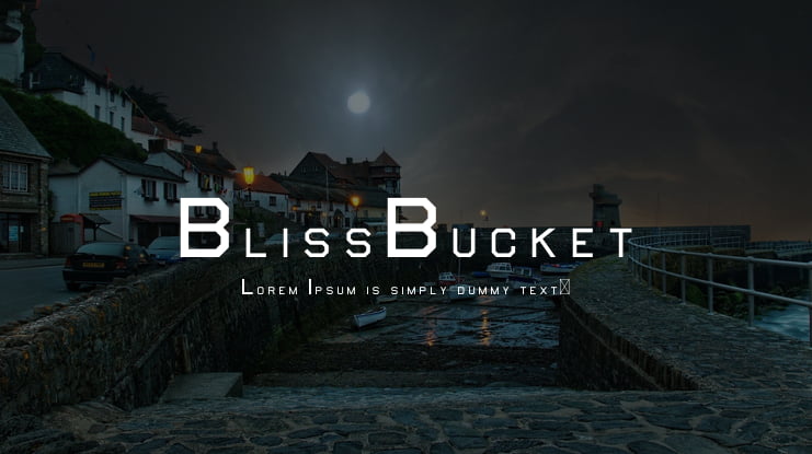BlissBucket Font