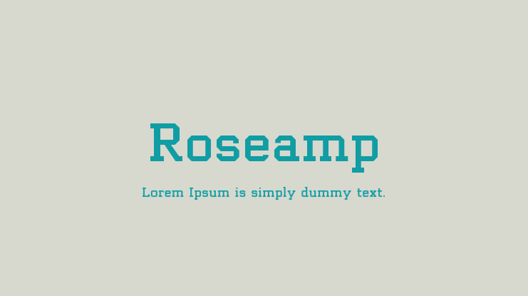 Roseamp Font