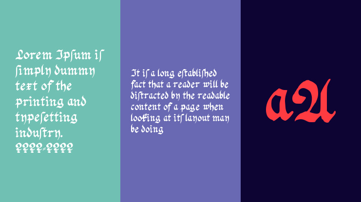 Fraktur Handschrift Font