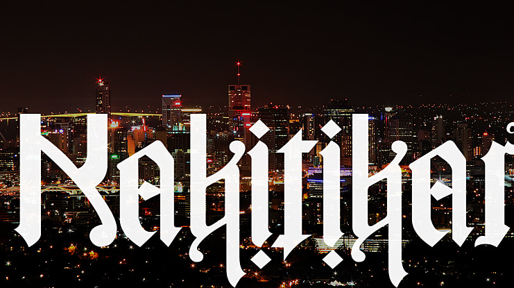 Rakitikar Font