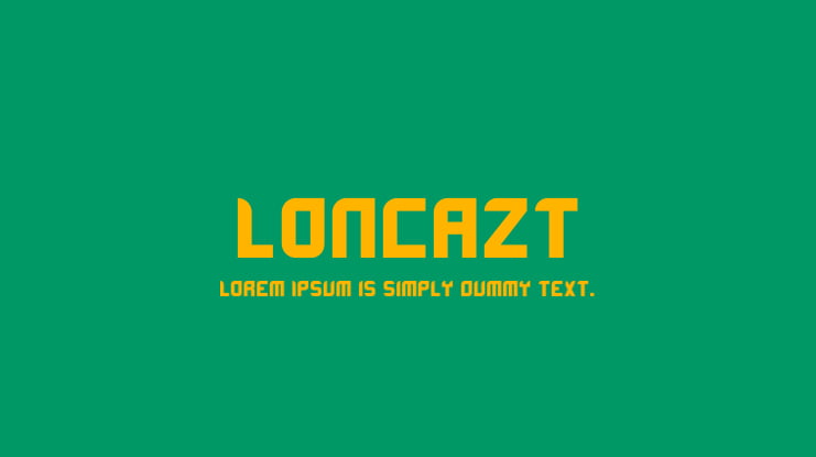Loncazt Font