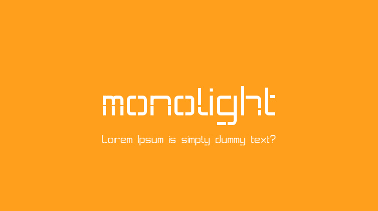 monolight Font
