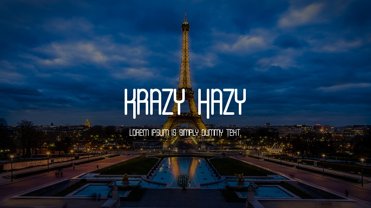 Krazy Hazy Font