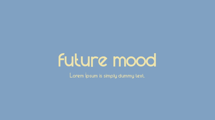 future mood Font