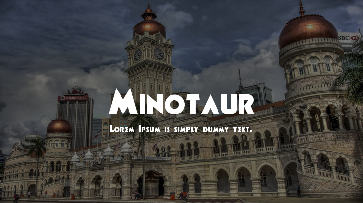 Minotaur Font