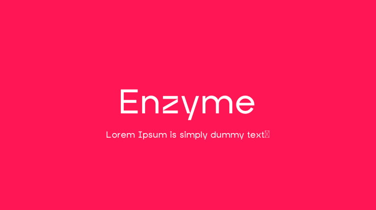 Enzyme Font