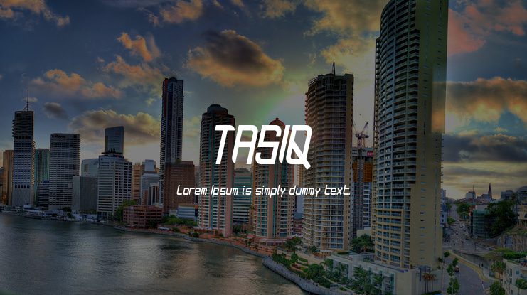 TASIQ Font Family