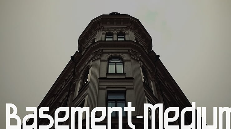 Basement-Medium Font