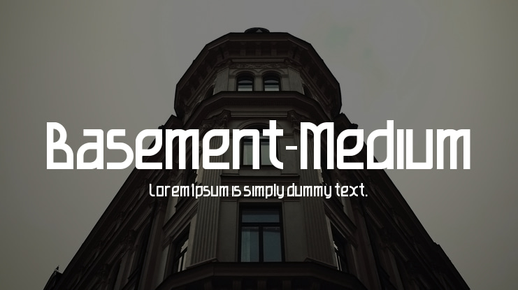Basement-Medium Font