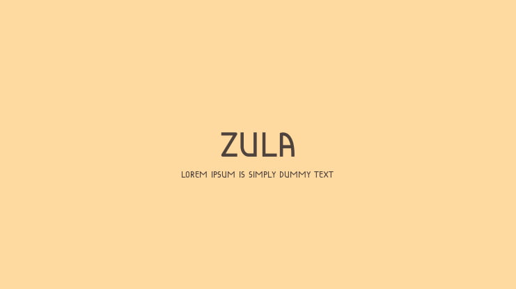 Zula Font
