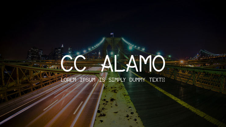 CC Alamo Font