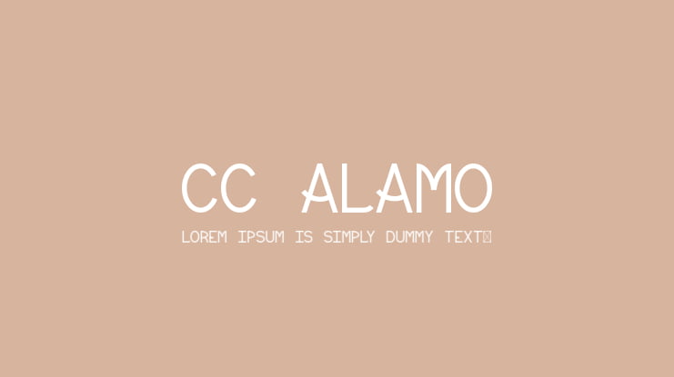 CC Alamo Font