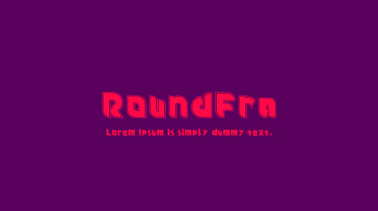 Roundfra Font Family