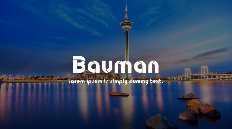Bauman Font Family