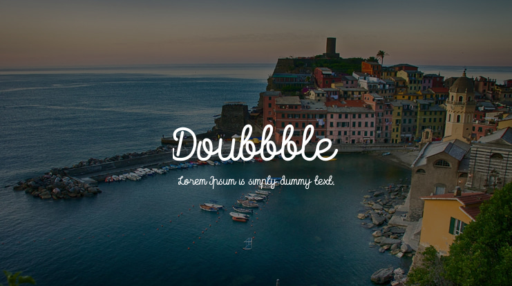 Doubbble Font