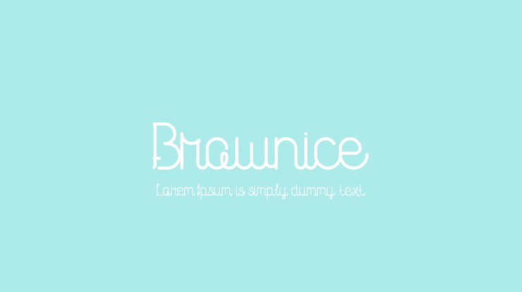 Brownice Font Family
