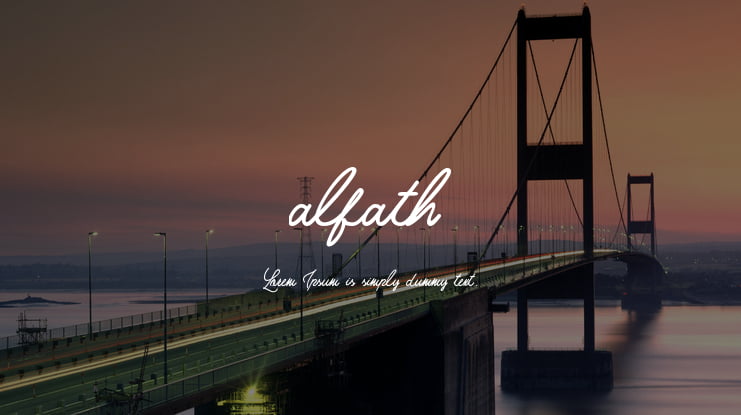 alfath Font