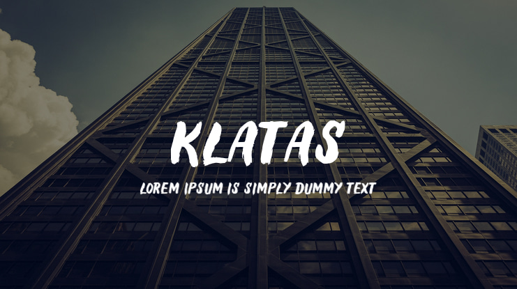 Klatas Font