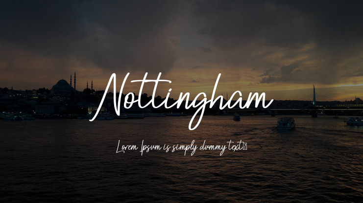Nottingham Font