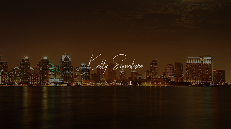 Katty Signature Font