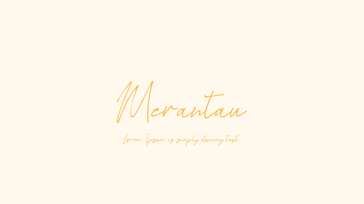 Merantau Font