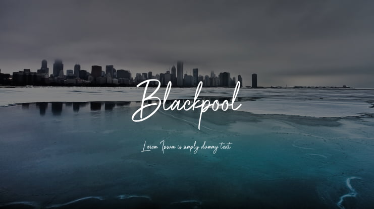 Blackpool Font
