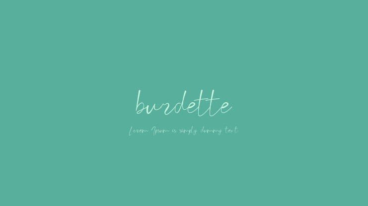 burdette Font