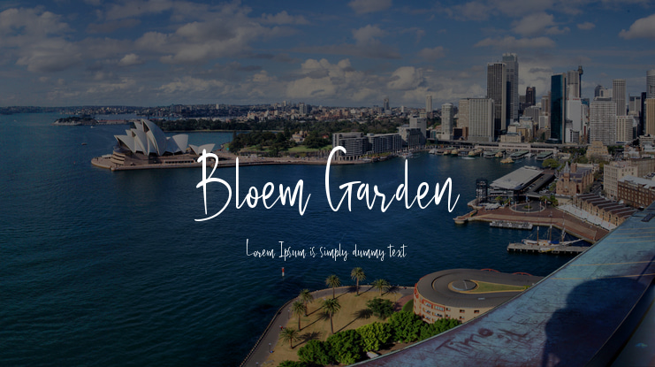 Bloem Garden Font