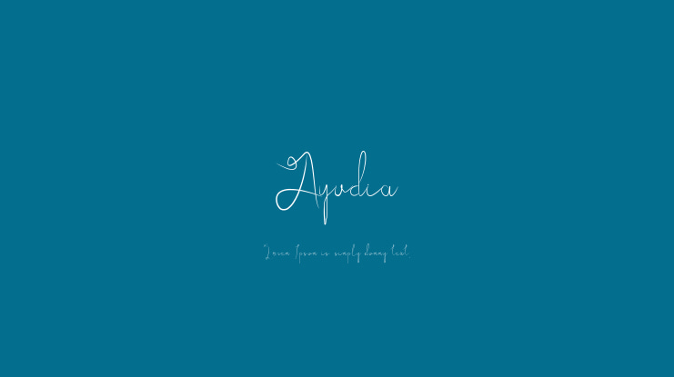 Ayudia Font