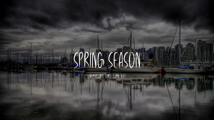Spring Season Font