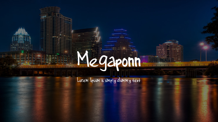 Megaponn Font