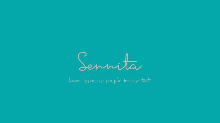 Sennita Font
