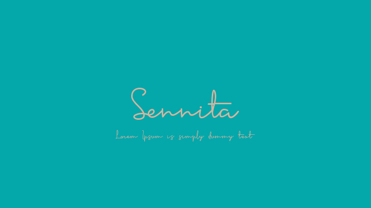 Sennita Font